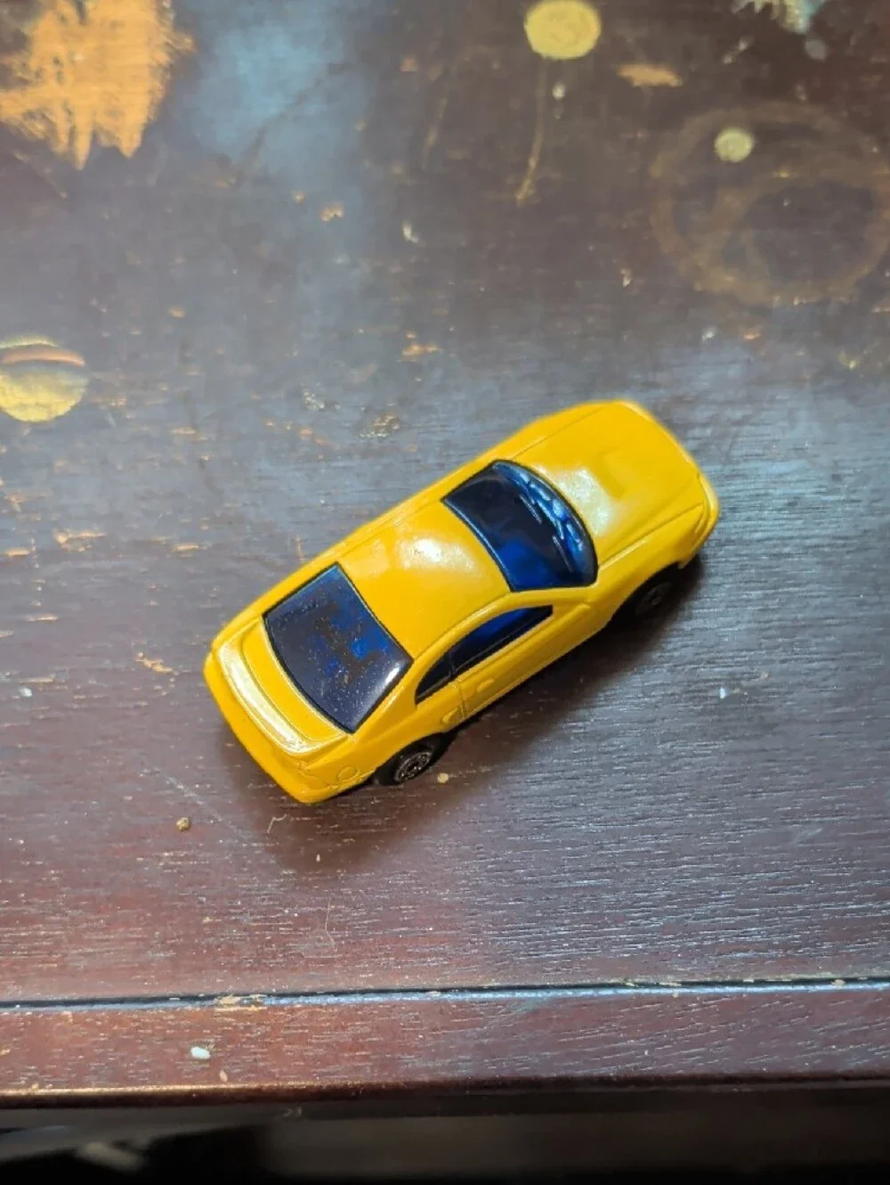 Yellow Mustang Sports Car Toy - Kids Cars & Vehicles
